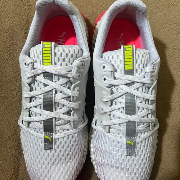 NIB PUMA Women 8.5 Hybrid Sky White Pink Yellow 192576-05‎